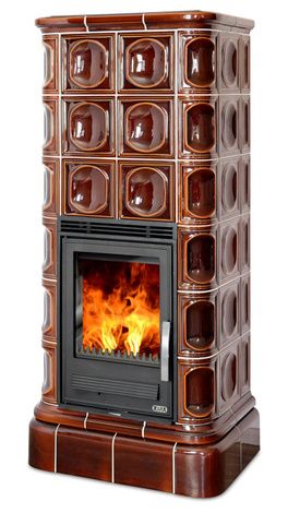 Печь-камин ABX Kaledonie K, коричневая в Калуге